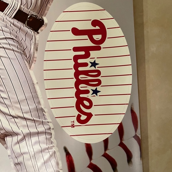 Philadelphia Phillies Chase Utley Fathead Wall Cling Poster 25" x 32" - Picture 5 of 6